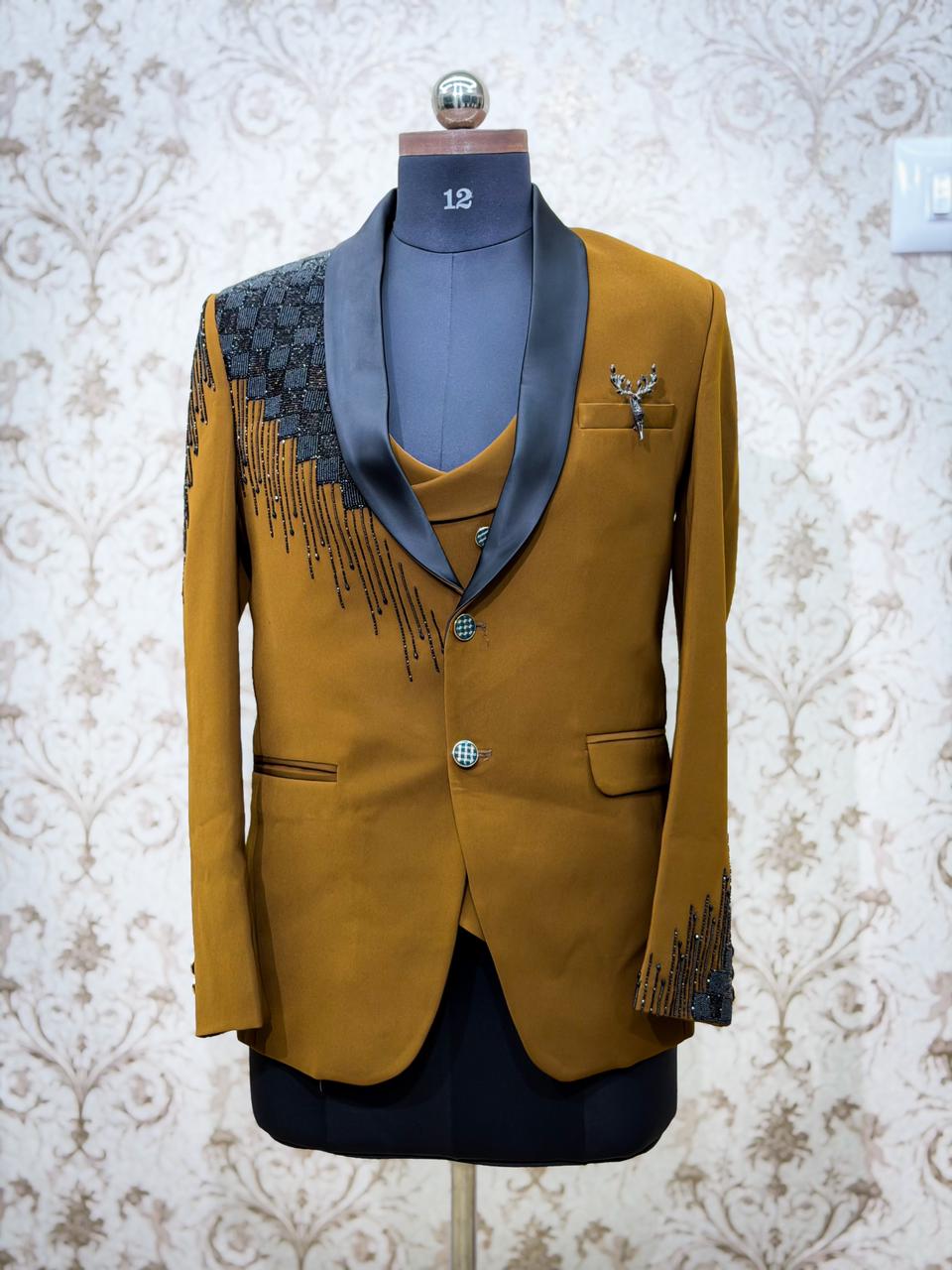 Handwork Suits - Luxury handcrafted groom attire